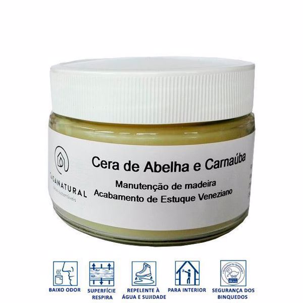 cera de abelha e carnaúba